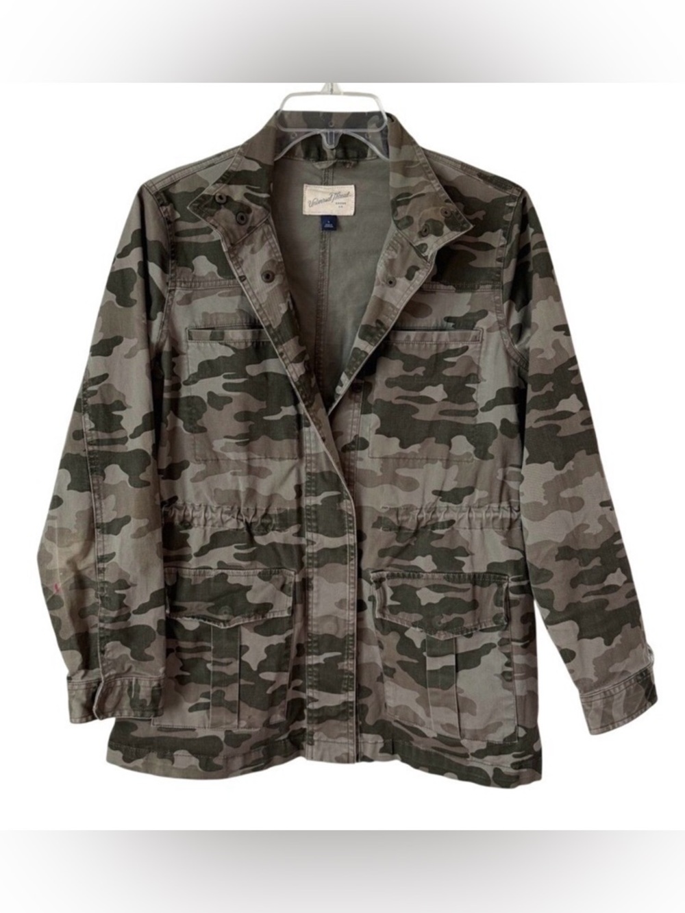 Universal‎ Thread Camo Utility Jacket Cinched Waist Button Pockets Gorpcore S